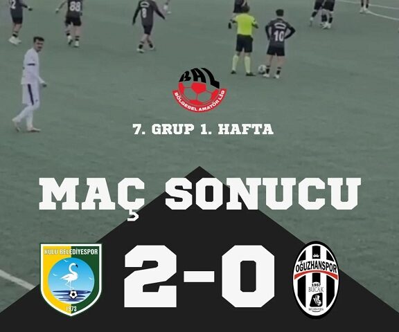 Kulu Belediyespor Oğuzhanspor Maç Sonucu