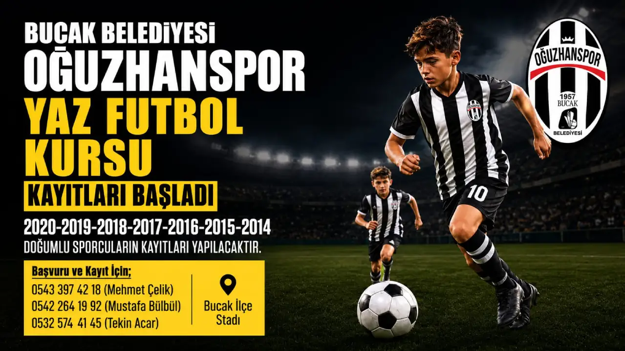 2026 Oğuzhanspor Yaz Futbol Kursu