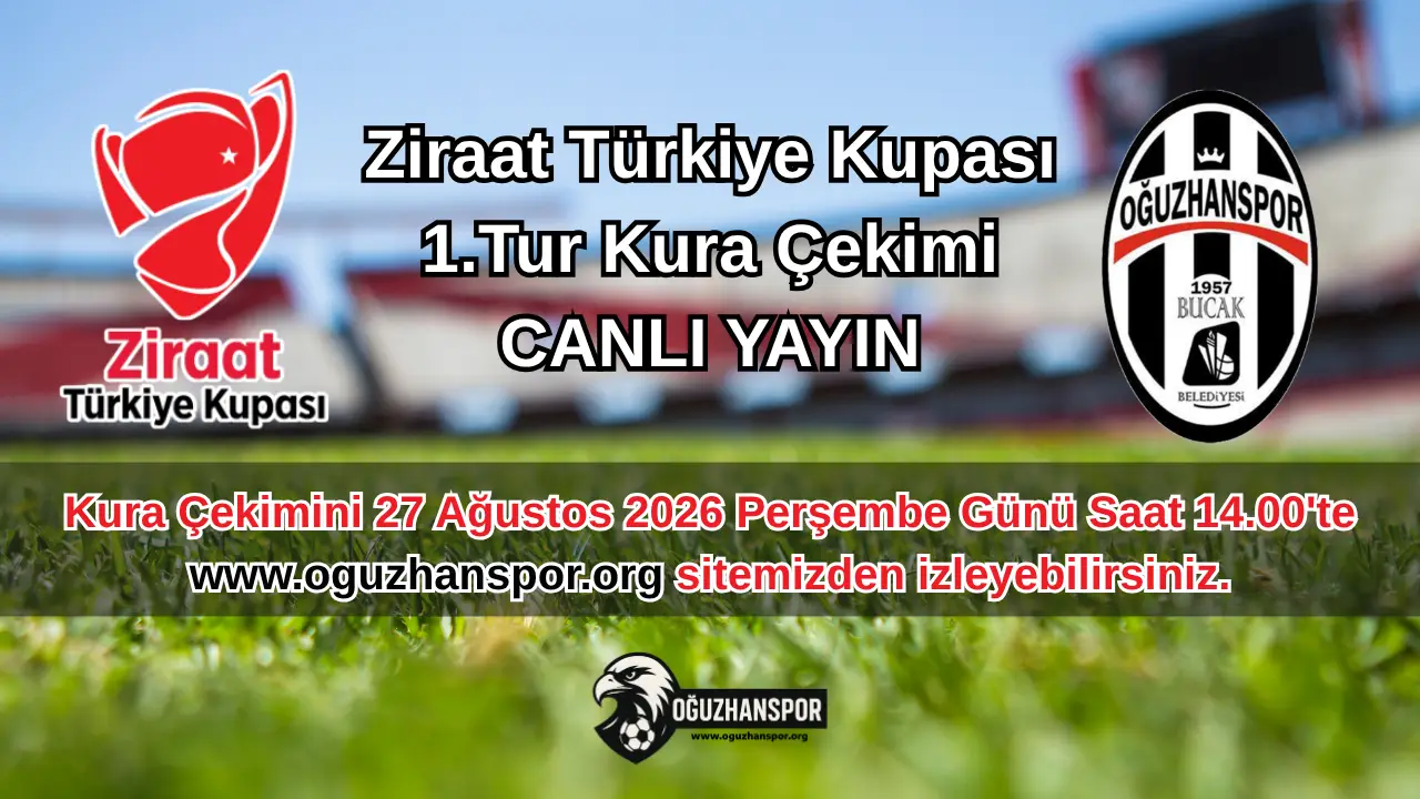 Ziraat Türkiye Kupası 1.Tur Kura Çekimi Canlı Yayın