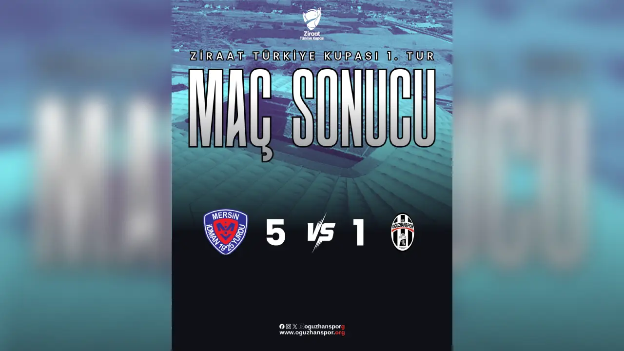 Oğuzhanspor Kupaya Veda Etti