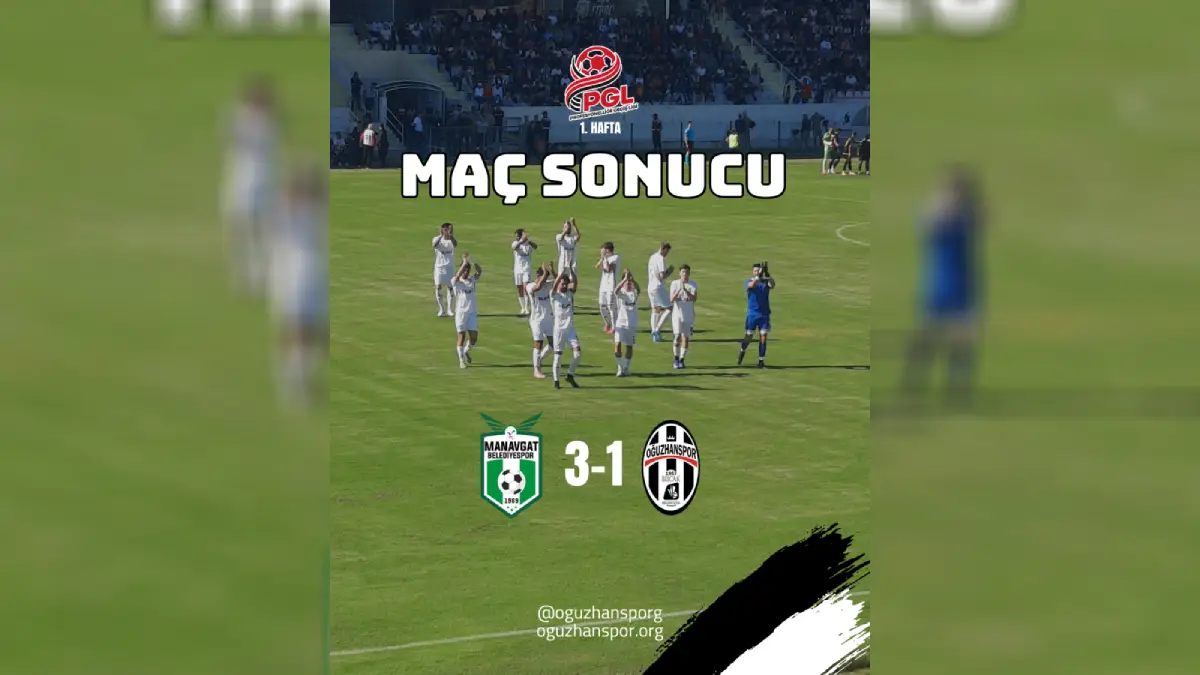 Oğuzhanspor Manavgat'tan puansız döndü.